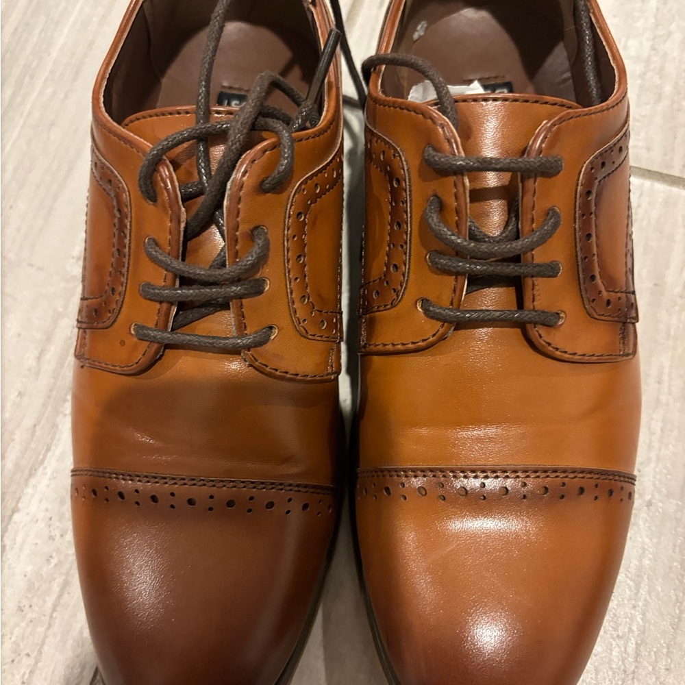Boy’s Brown Leather Dress Shoes